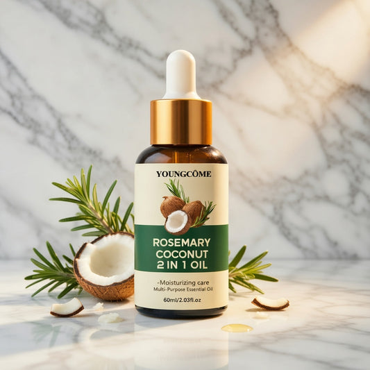 Aceite Capilar de Romero & Coco – Fortalece, Nutre y Revitaliza tu Cabello
