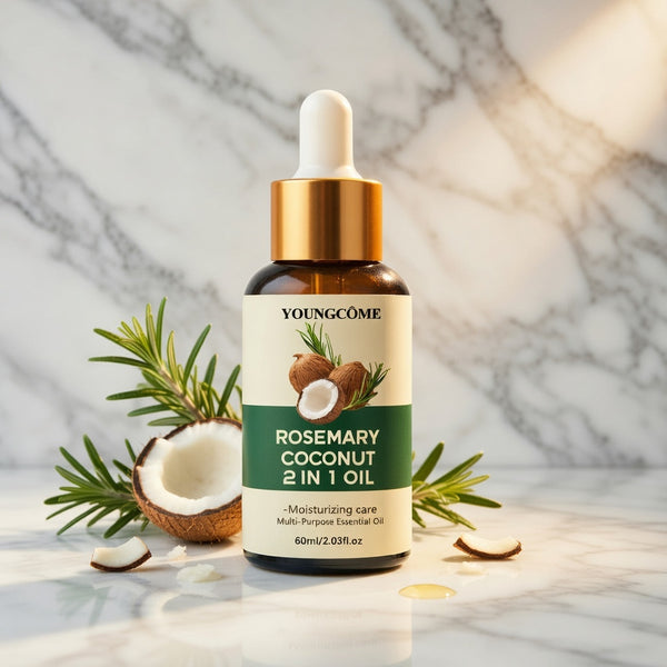 Aceite Capilar de Romero & Coco – Fortalece, Nutre y Revitaliza tu Cabello