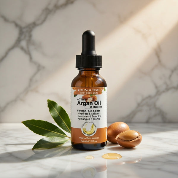 Aceite Capilar de Argán – Nutrición, Brillo y Reparación Intensiva