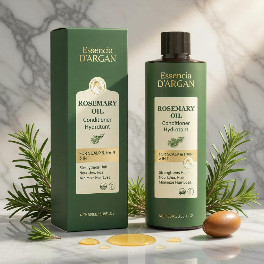 Acondicionador de Romero – Cabello Suave, Brillante y con Aroma Natural