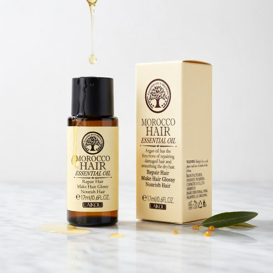 Oli d'argan pur 100% natural. Multifuncional per a cabell sec i gras.