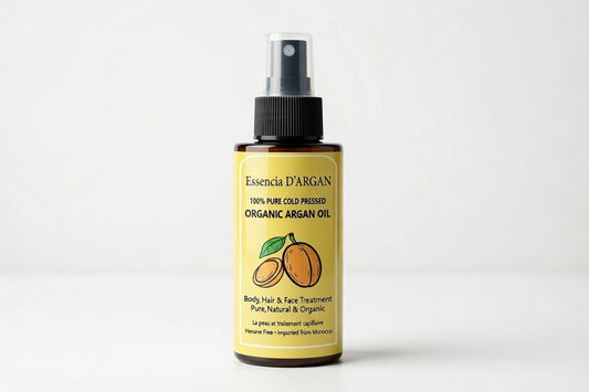 Oli d'argan orgànic 100% pur premsat en fred. Per a tot tipus de cabell, rostre i cos, 100 ml