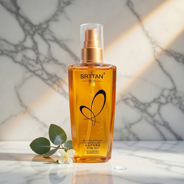 Serum Capilar de Aceite de Argán Marroquí – Brillo, Reparación y Cabello Sin Frizz